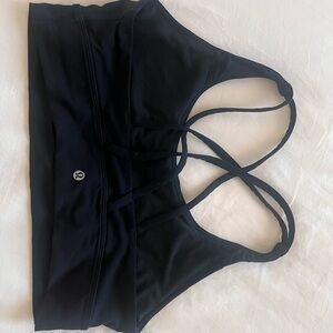 lululemon athletica Midnight Black Sports Bra
